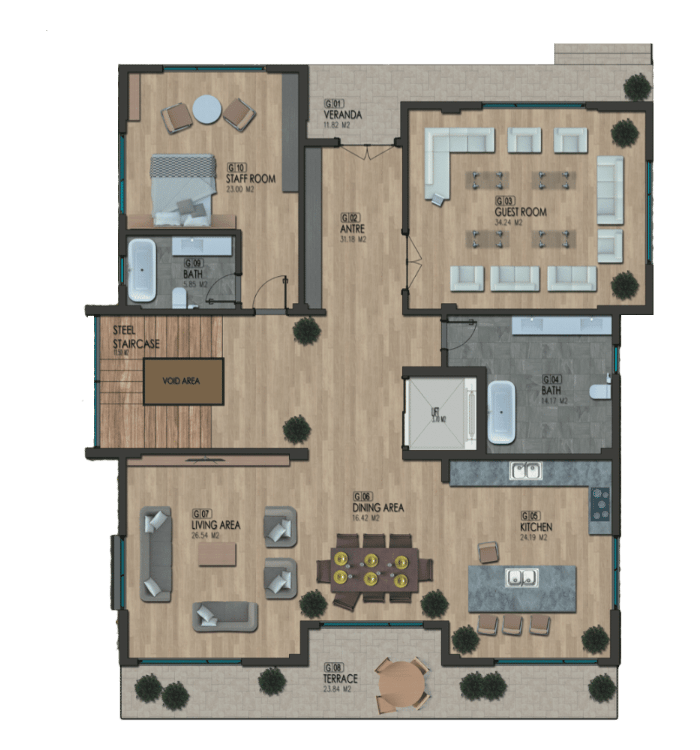 Original Type D plan