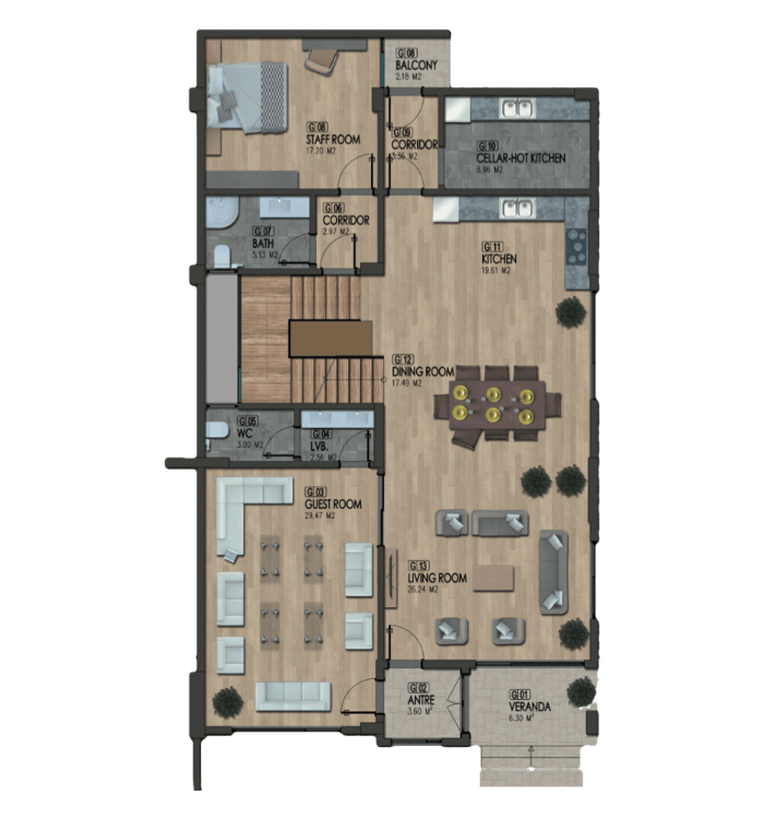 Original Type E plan